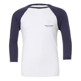 Charlotte Mowbray School of Dance Unisex Quater Sleeve Baseball T-shirt