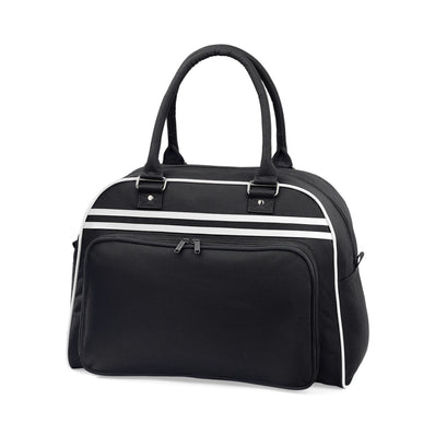 Retro Bowling Bag - Black/White