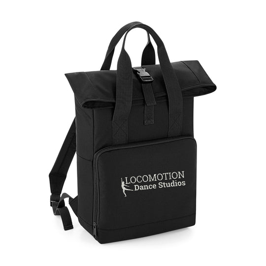 Locomotion Dance Studios Twin Handle Roll-top Backpack