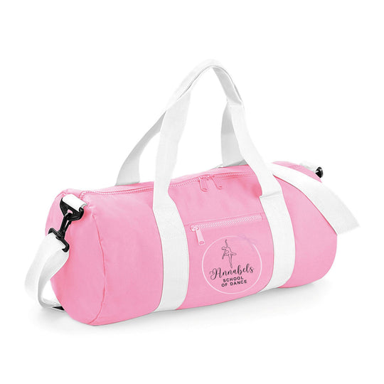 Annabel’s School of Dance Original Barrel Bag - Baby Pink