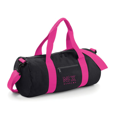 NIX Academy Pink & Black Original Barrel Bag