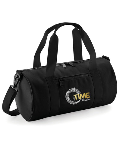 TIME Theatre Black Original Barrel Bag