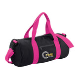 TIME Theatre Black & Pink Original Barrel Bag