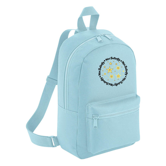 Katie Meghan Boutique Mini Butterfly Boys Pale Blue Backpack