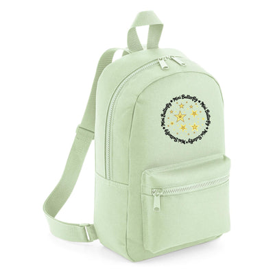 Katie Meghan Boutique Mini Butterfly Boys Pistachio Backpack