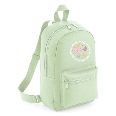Katie Meghan Boutique Mini Butterfly Ballet Pistachio Backpack