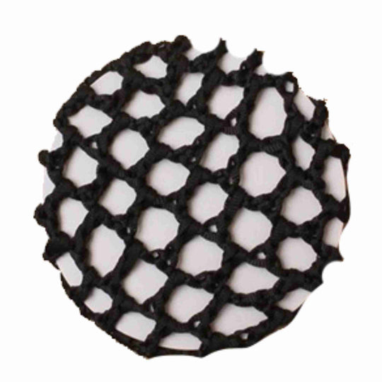 Crotched Black Bun Net