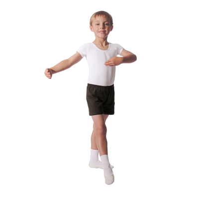 Roch Valley Boys Cotton Loose Short - Black