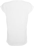 BYB Extended Shoulder Tee - White