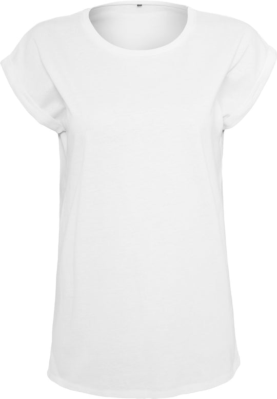 BYB Extended Shoulder Tee - White
