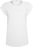 BYB Extended Shoulder Tee - White