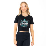 Shark Cheer Academy Kids Cropped Tee