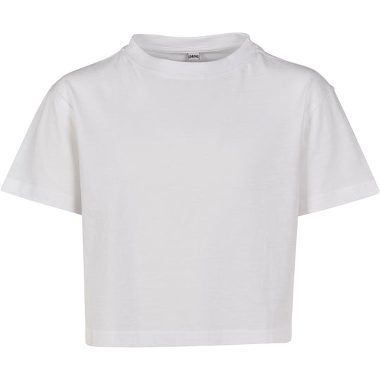 BYB Kids Cropped Tee - White
