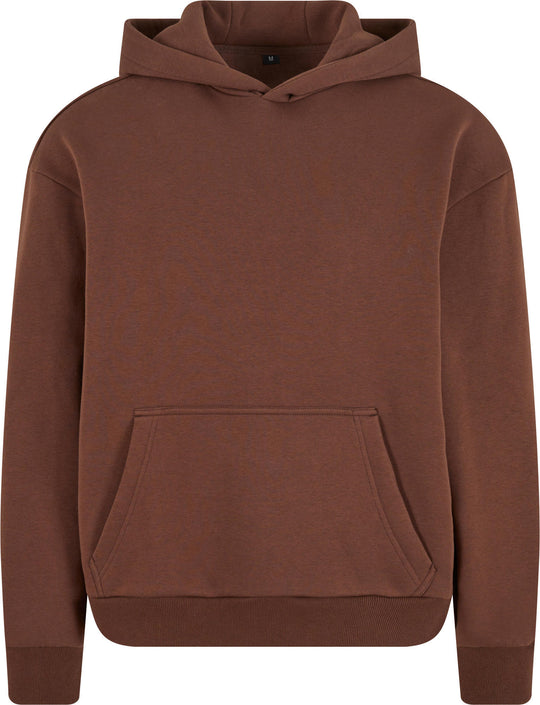 Unisex Fluffy Hoodie - Chocolate Brown