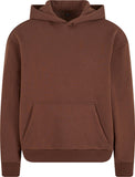 Unisex Fluffy Hoodie - Chocolate Brown