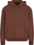 Unisex Fluffy Hoodie - Chocolate Brown