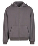 Unisex Fluffy Zipped Hoodie - Magnet