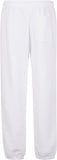 Adults Cuffed Sweatpants - White