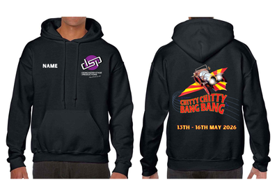 Chitty Chitty Bang Bang Adult Hoodie - Black