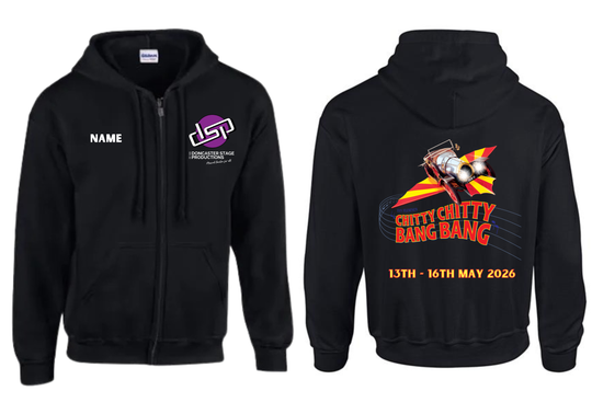 Chitty Chitty Bang Bang Kids Zoodie - Black