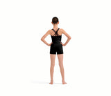 Bloch Girls Long Crop Top - Black