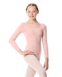 Studio Martha Girls Long Sleeve Leotard