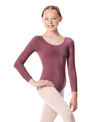 Studio Martha Girls Long Sleeve Leotard