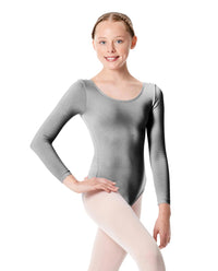 Studio Martha Girls Long Sleeve Leotard