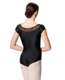 Studio Mesh Cap Sleeve Leotard