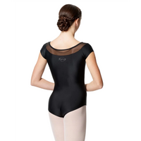 Pickering Dance Academy Studio Mesh Cap Sleeve Leotard