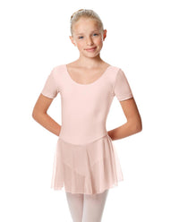 Girls Nelly Cap Sleeve Skirted Leotard