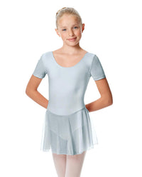 Girls Nelly Cap Sleeve Skirted Leotard