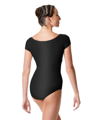 Studio Ladies Shiny Cap Sleeve Leotard