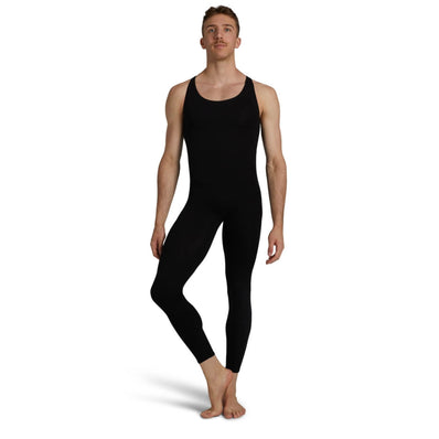 Men's Footless Unitard - Black