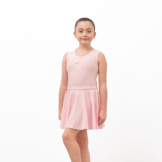 Pandr lycra Circular Skirt - Pale Pink