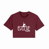 Evolve Dance Kids Raw Hem Crop Tee T-Shirt