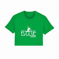 Evolve Dance Kids Raw Hem Crop Tee T-Shirt