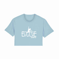 Evolve Dance Kids Raw Hem Crop Tee T-Shirt