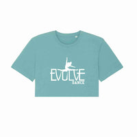 Evolve Dance Adult Raw Hem Crop T-Shirt