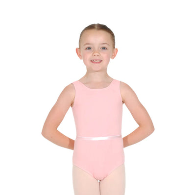 Roch Valley Cotton Lycra Sleeveless Leotard - Pink
