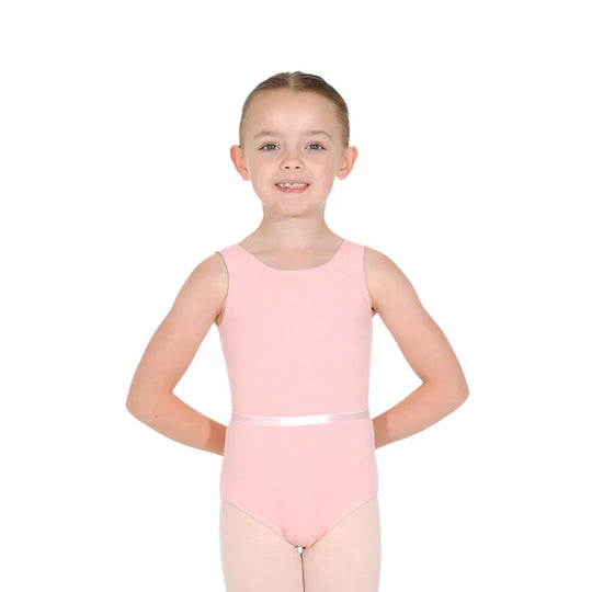 Roch Valley Cotton Lycra Sleeveless Leotard - Pink