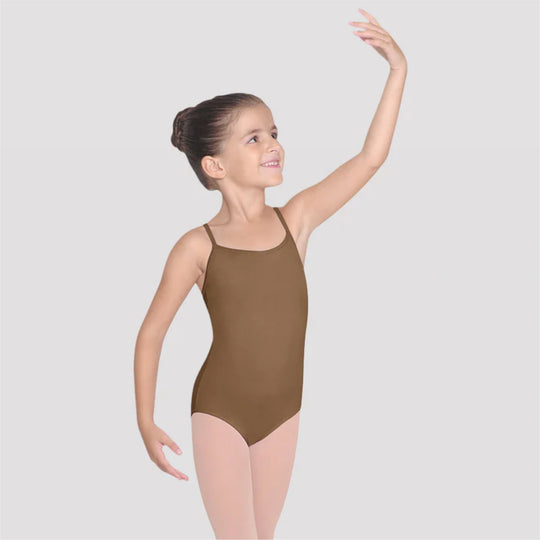 Bloch Parem Meryl Camisole Leotard Almond