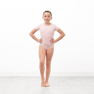 Class Cap Sleeve Leotard - Pale Pink