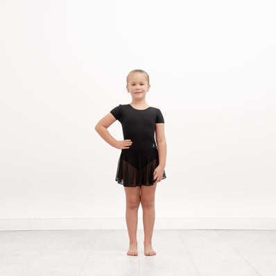 Claire Anderson School of Theatre Dance Class Cap Sleeve Skirted Leotard