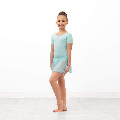 Roynon Performing Arts Aqua Cap Sleeve Skirted Leotard