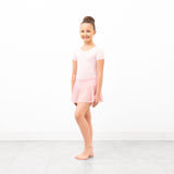 Stephanie Maskill Pale Pink Class Cap Sleeve Skirted Leotard