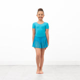 Class Cap Sleeve Skirted Leotard - Turq