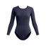 Class Long Sleeve Leotard - Navy