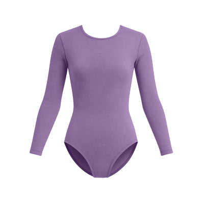 Class Long Sleeve Leotard - Lavender