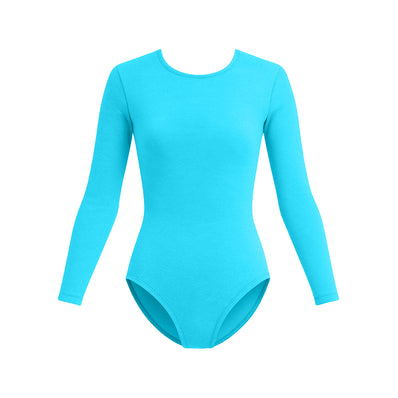 Class Long Sleeve Leotard - Turq